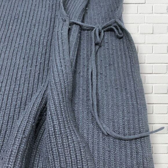Loft Turtleneck Tie-Side Poncho - Picture 10 of 11